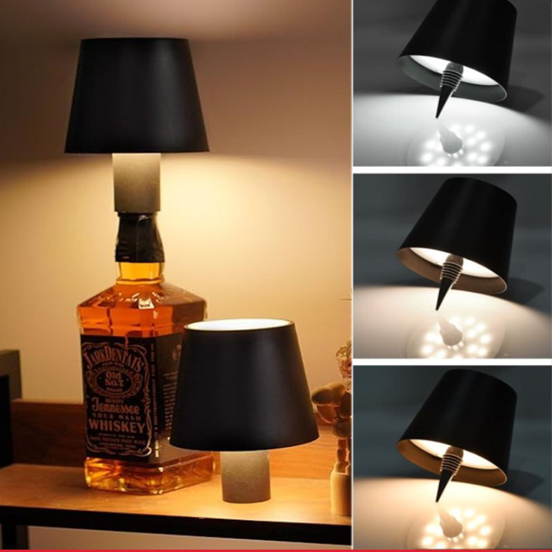 Colour Changing Bulb - Draadloze fles tafellamp Aanraakbediening van 3