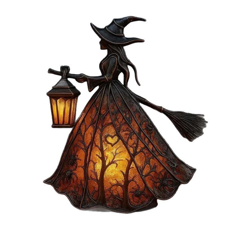 Lightings Decoration - Heksenhars Tafelblad Nachtlampje met USB-aangedreven Gloed