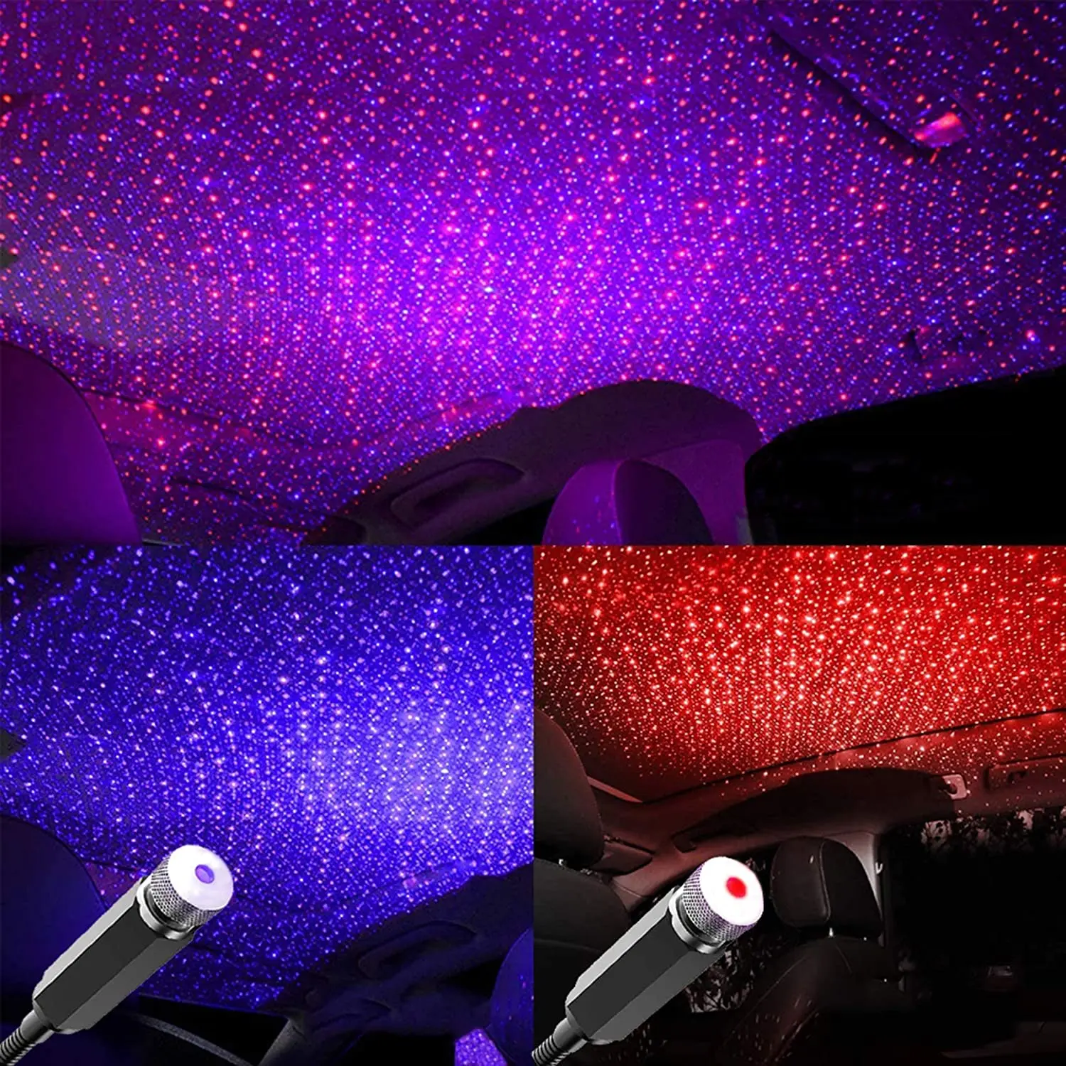 Star Projector Night - Romantische LED Sterrenhemel Nachtlamp 5V USB