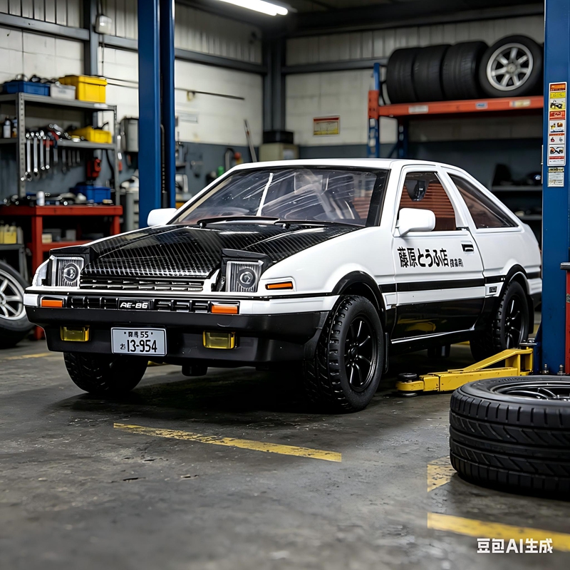 Decor Lighting Returns - 1:30 schaalmodel Toyota AE86 auto van