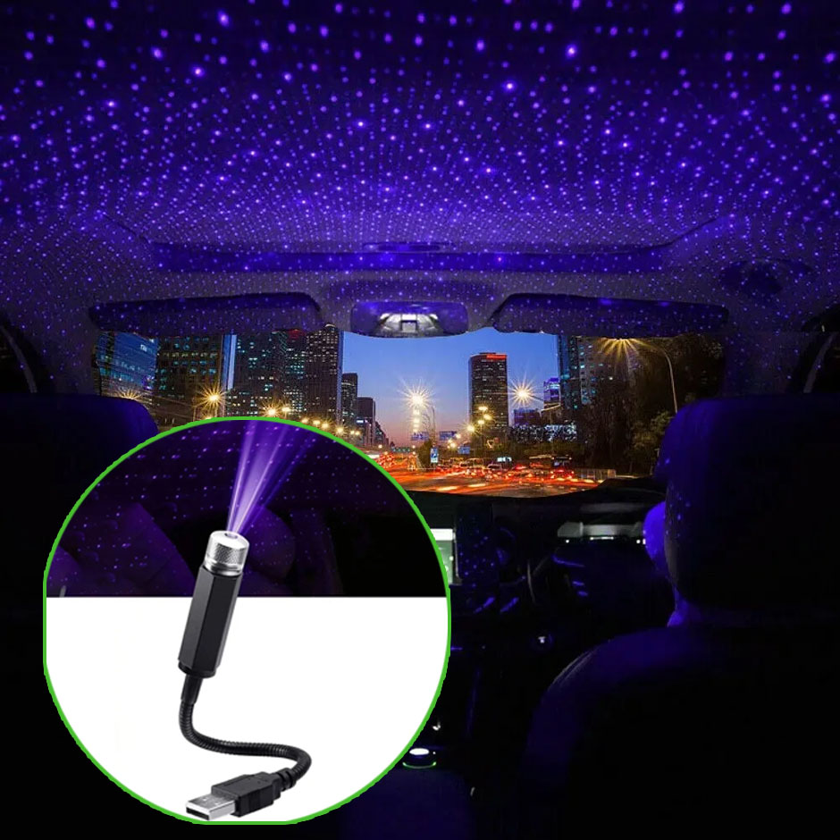 Star Projector Night - Mini LED Sterrenhemel Nachtlampje 5V USB