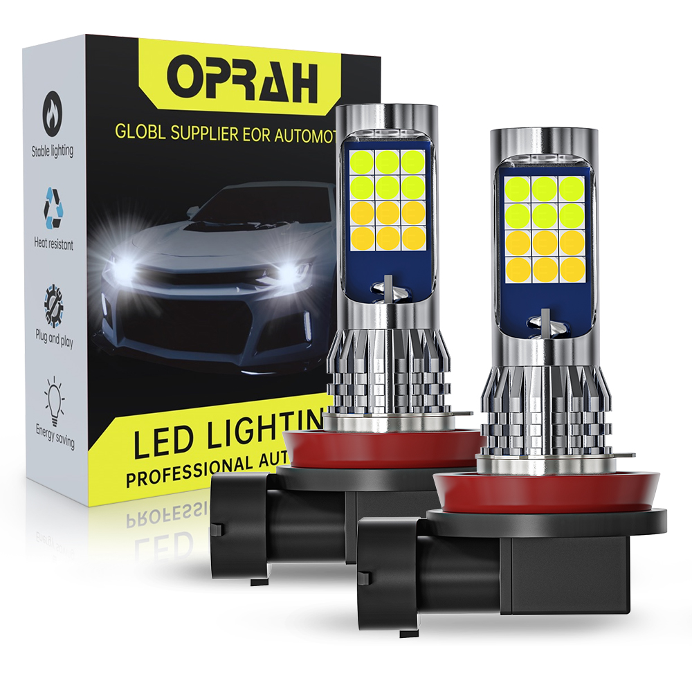 Colour Changing Bulb - Oprah 2 Stuks Led Auto Mistlamp