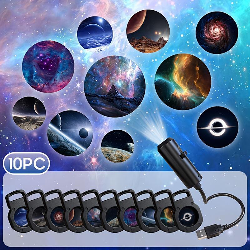 Star Projector Night - 10-in-1 Galaxy Star Projectorlamp Flexibele Zwanenhals