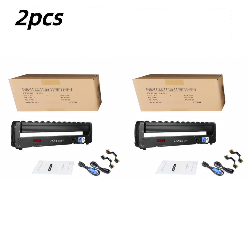 Fairy Light Curtain - 2 stuks 200W Dubbelzijdige Beam Curtain
