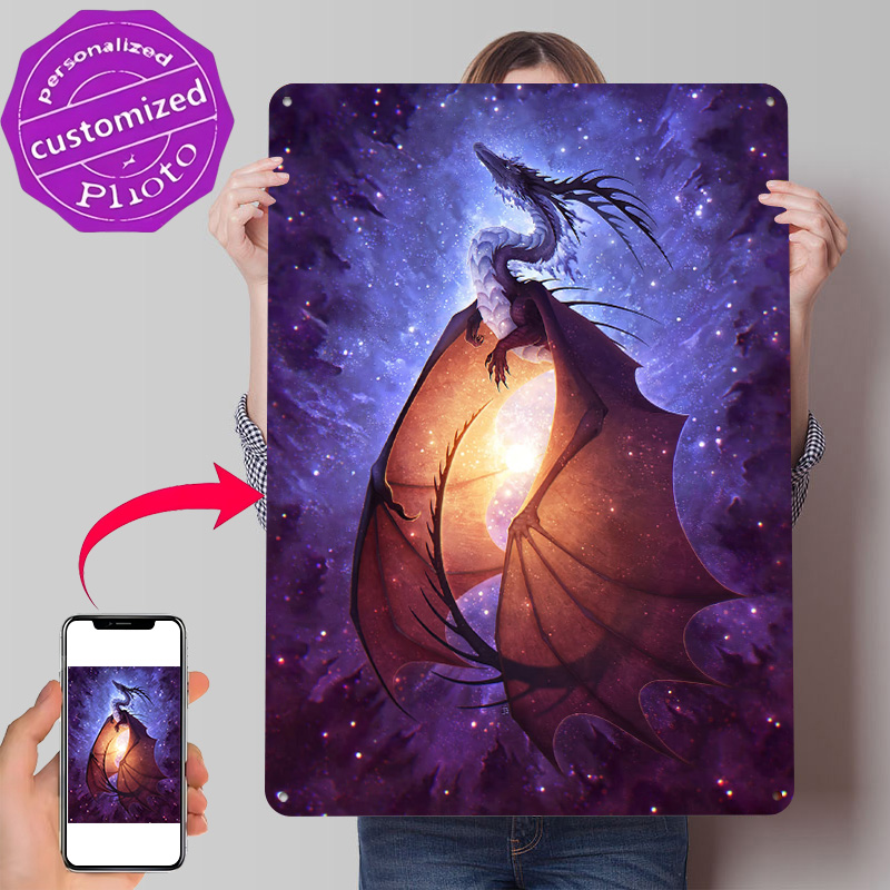 Nova Decor & Lighting Vase Glass Brun 26Cm - Nova 3D textuur metalen poster op