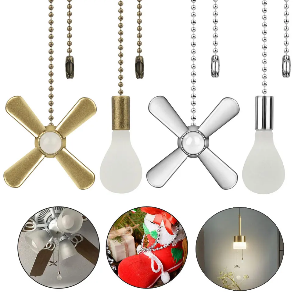 Decor Lighting Ceiling Fans - 1Pc Plafondventilator Pull Ketting Kralen Kogelventilator