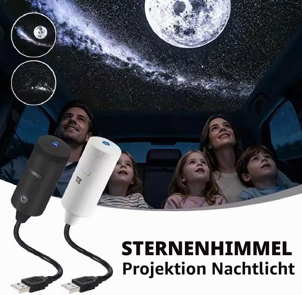 Star Projector Night - Draagbaar nachtlampje Plug and Play &