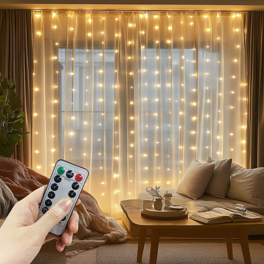 3/4/6m Fairy Lamp met 8 stande - Fairy Light Curtain recensie en prijs