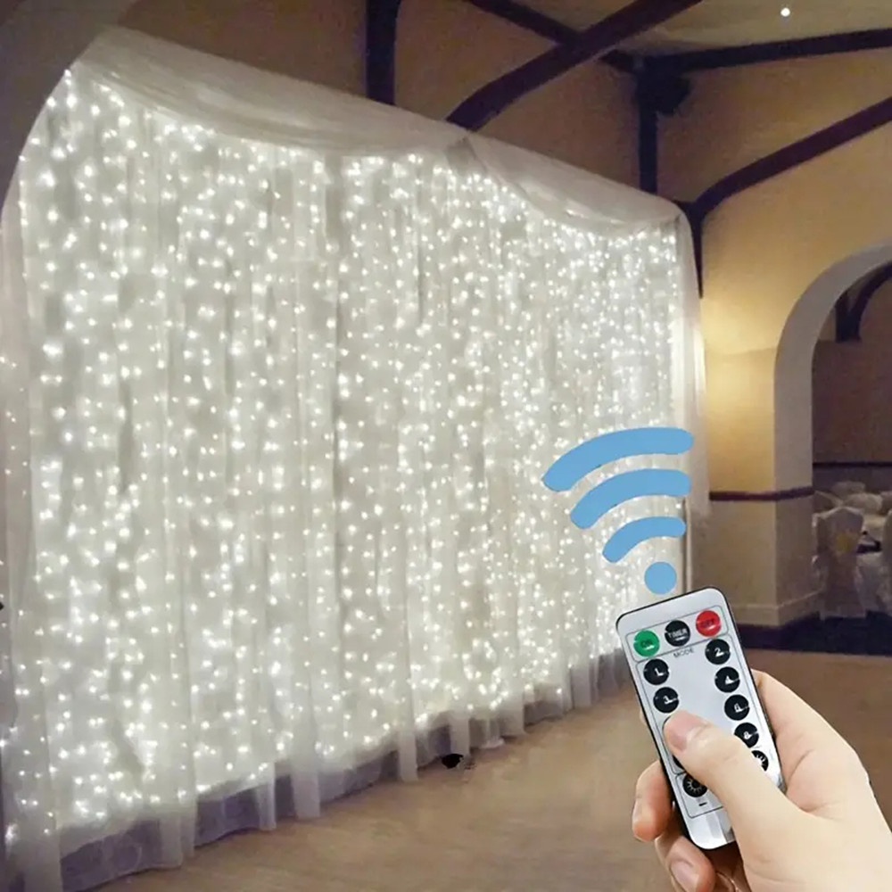 3/4/6m Fairy Lamp met 8 stande - Fairy Light Curtain recensie en prijs
