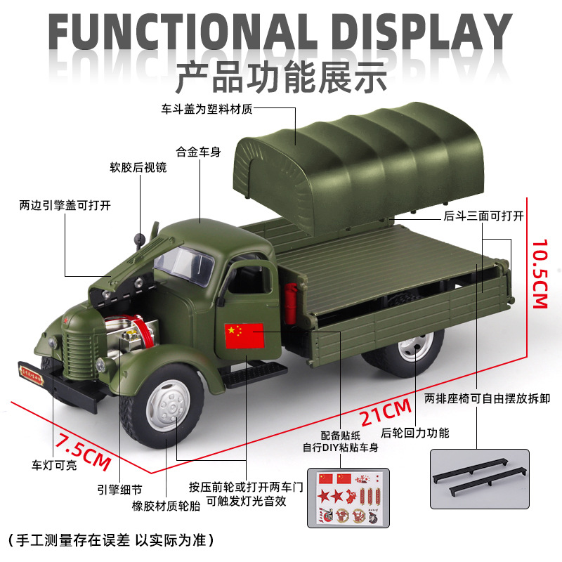 1/24 Retro CA10 Militaire auto - Decor Lighting Returns recensie en prijs