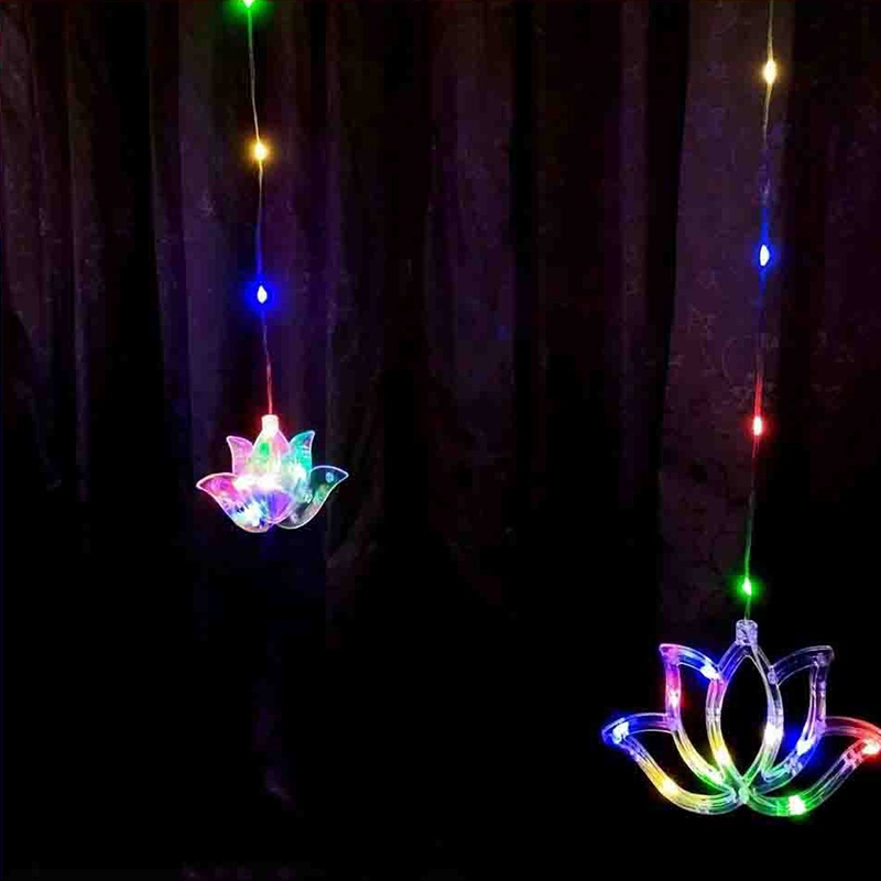 4M 8 standen Deepavali Lotus i - Fairy Light Curtain recensie en prijs