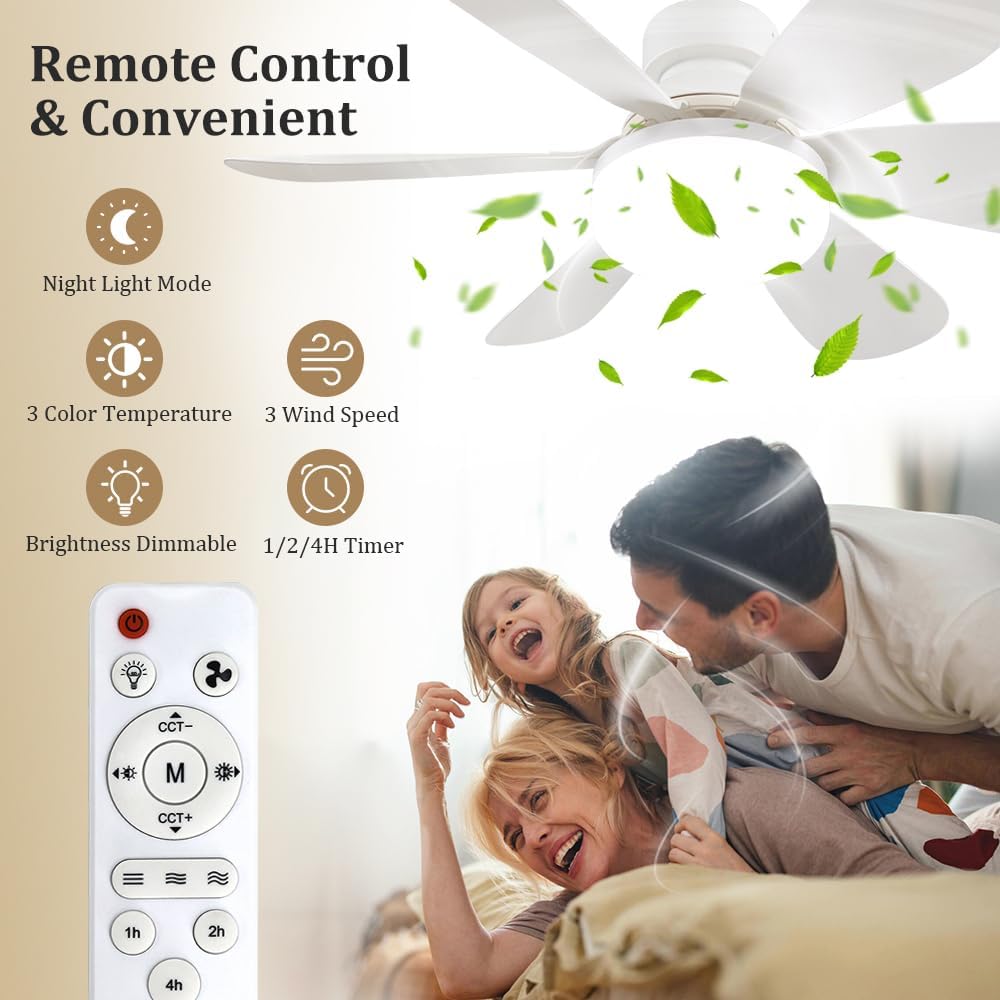 Plafondventilator met afstands - Led Lighting Decor recensie en prijs