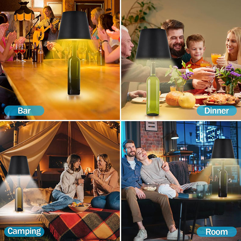 Draadloze fles tafellamp Aanra - Colour Changing Bulb recensie en prijs