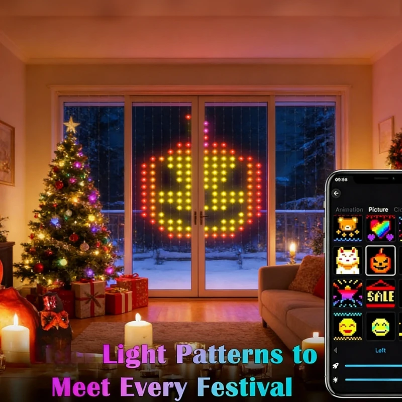 Slimme 400LED Gordijnverlichti - Fairy Light Curtain recensie en prijs