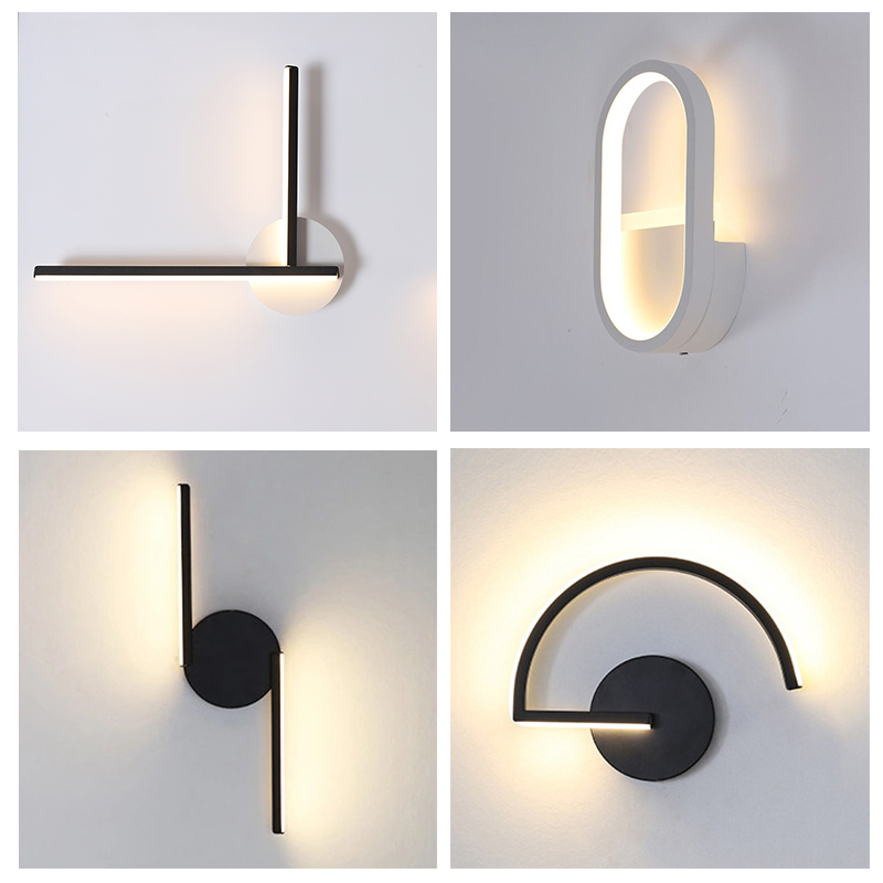 Moderne Scandinavische LED-wan - Led Lighting Decor recensie en prijs