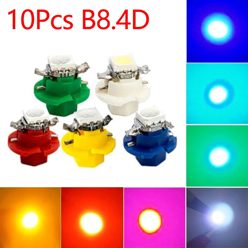 10 Stuks 12V 7 Kleuren B8.4 Gl - Colour Changing Bulb recensie en prijs