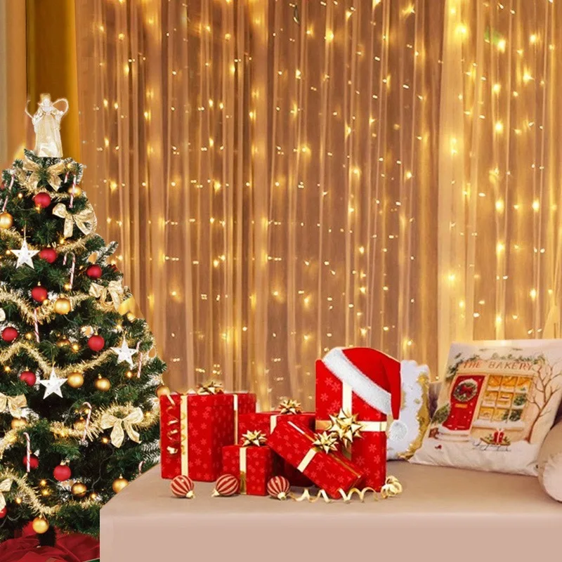 3M-6M Kerstdecoratie Afstandsb - Fairy Light Curtain recensie en prijs
