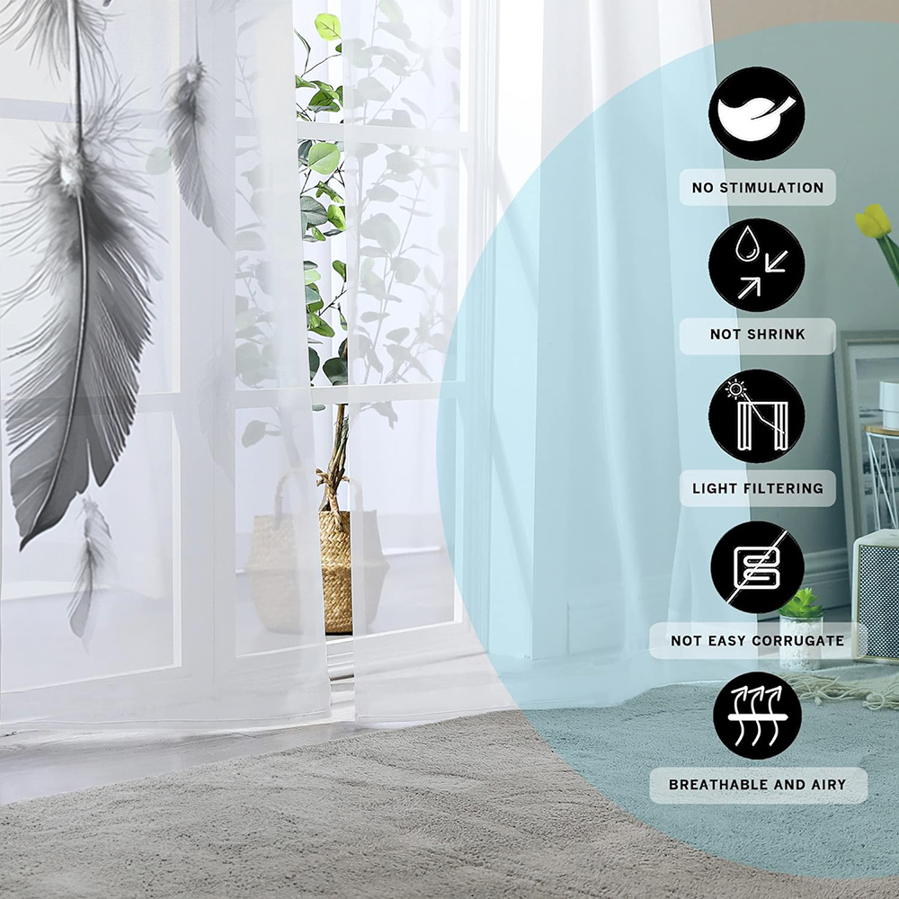 2 stuks digitaal bedrukt trans - Fairy Light Curtain recensie en prijs
