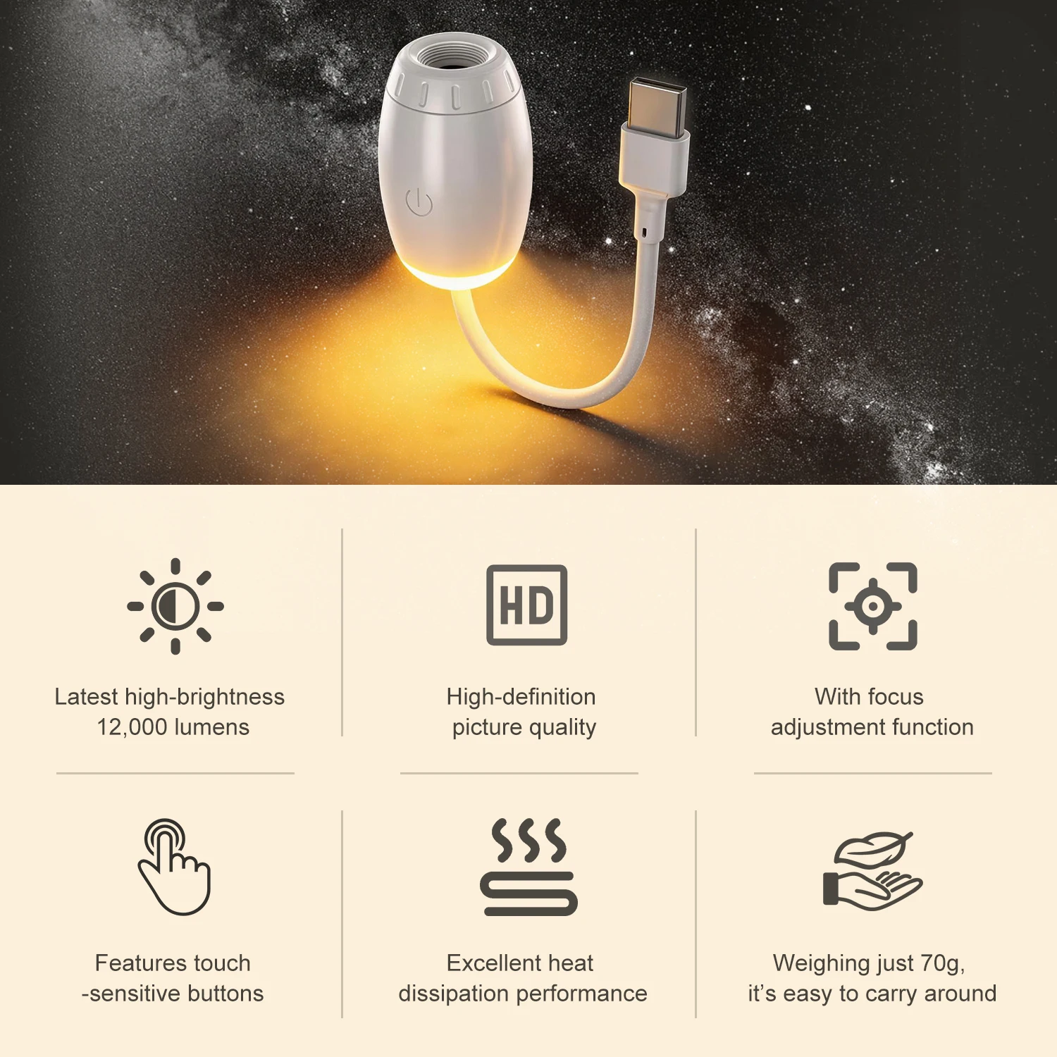 Mini Galaxy Sterrenprojector N - Star Projector Night recensie en prijs
