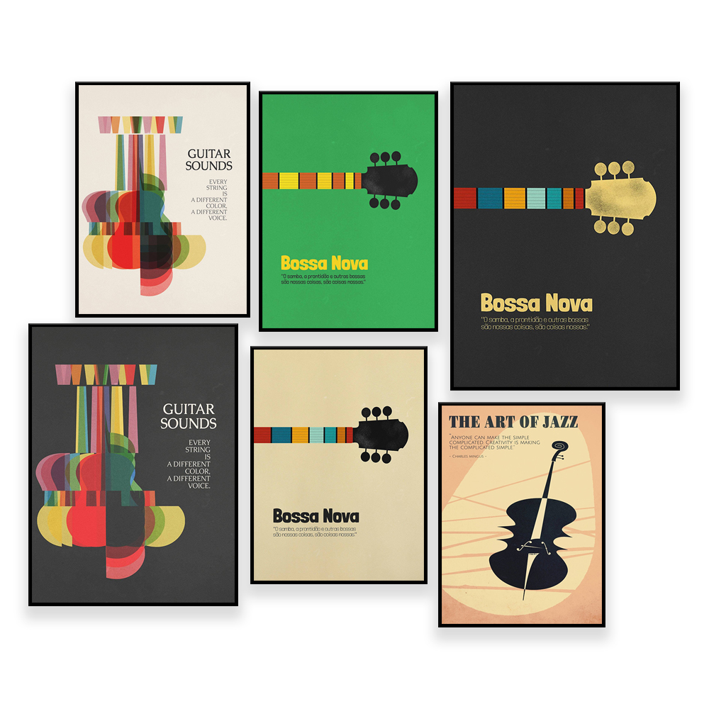 Bossa Nova Poster, Jazz Print, - Nova Decor & Lighting Vase Glass Brun 26Cm recensie en prijs