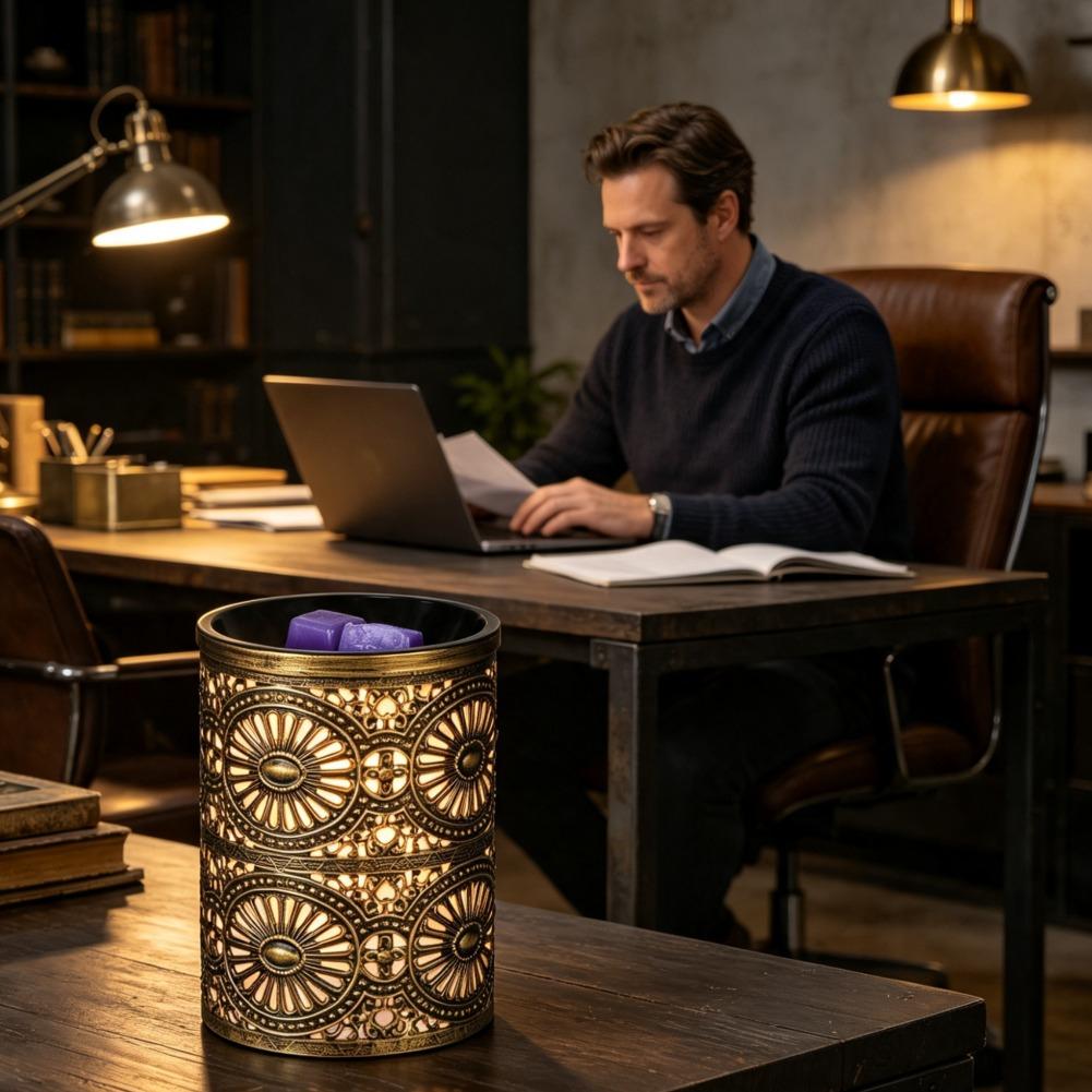 Nieuw geurig nachtlampje, goud - Lightings Decoration recensie en prijs