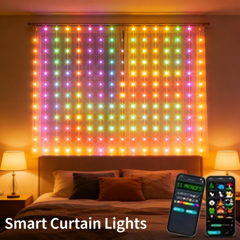 400LED Intelligente Gordijn DI - Fairy Light Curtain recensie en prijs