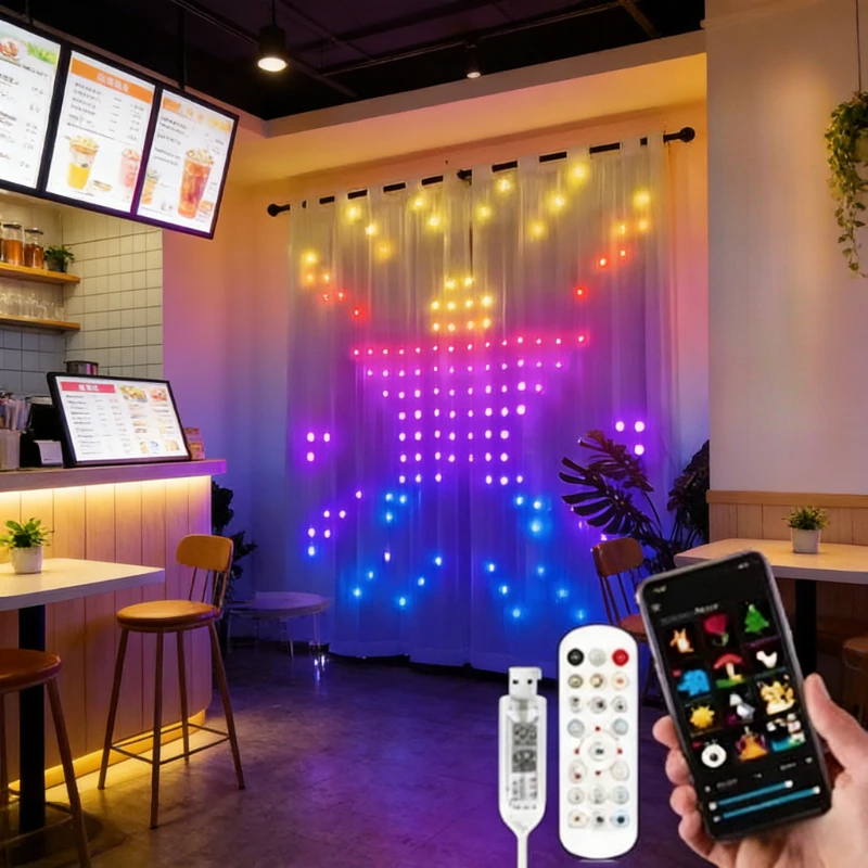 400LED Intelligente Gordijn DI - Fairy Light Curtain recensie en prijs