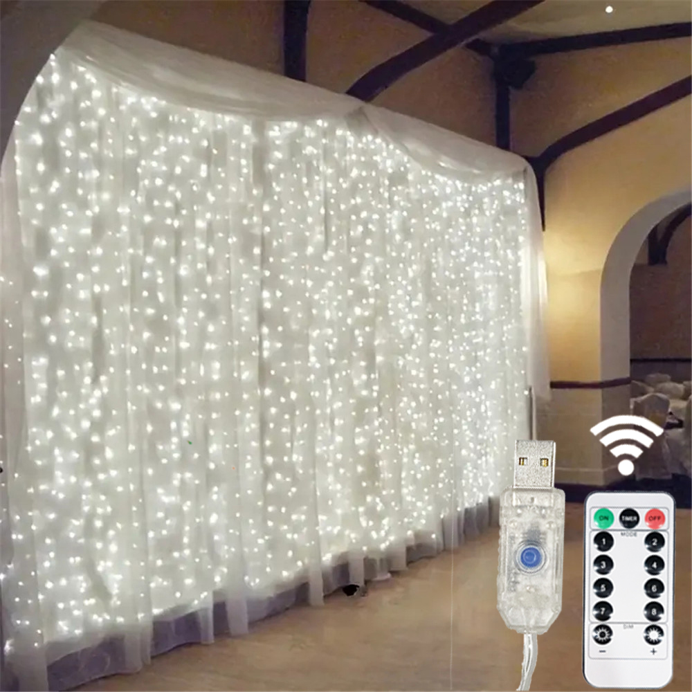 LED-gordijn-lichtjes voor Kers - Fairy Light Curtain recensie en prijs