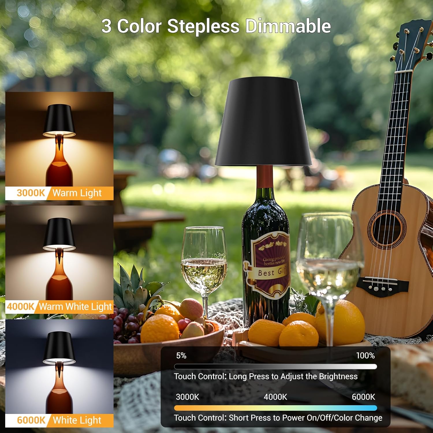 Nieuwe wijnfles LED lamp burea - Colour Changing Bulb recensie en prijs